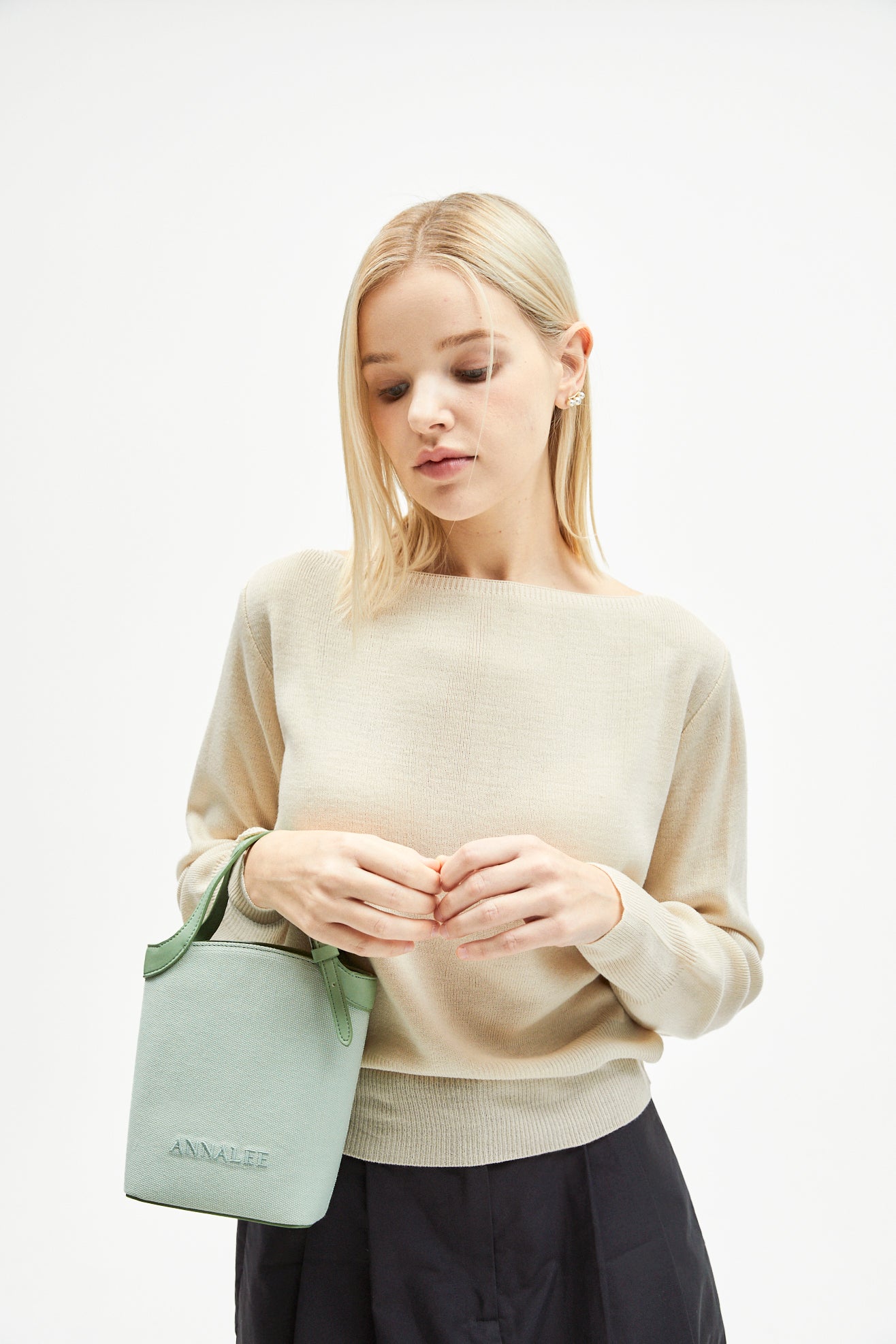 Aileen Canvas Bag S / Olive