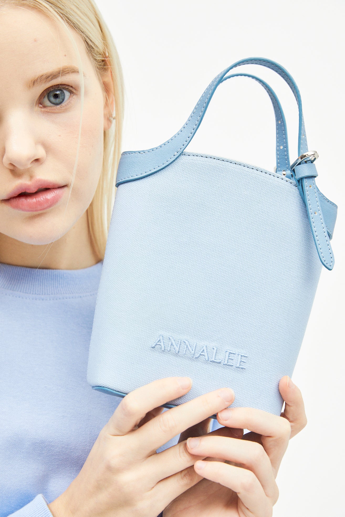 Aileen Canvas Bag S / Sky Blue