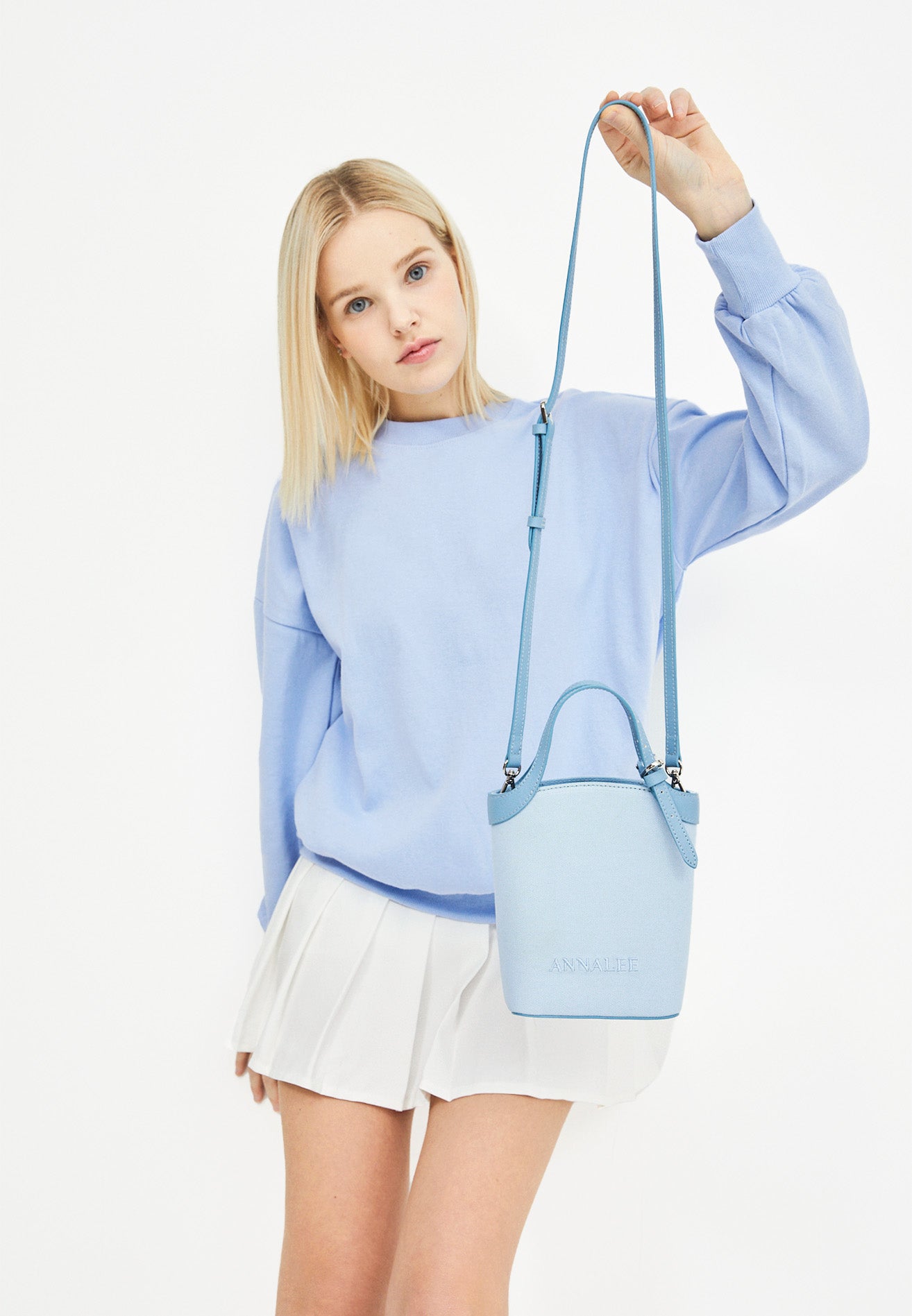 Aileen Canvas Bag S / Sky Blue
