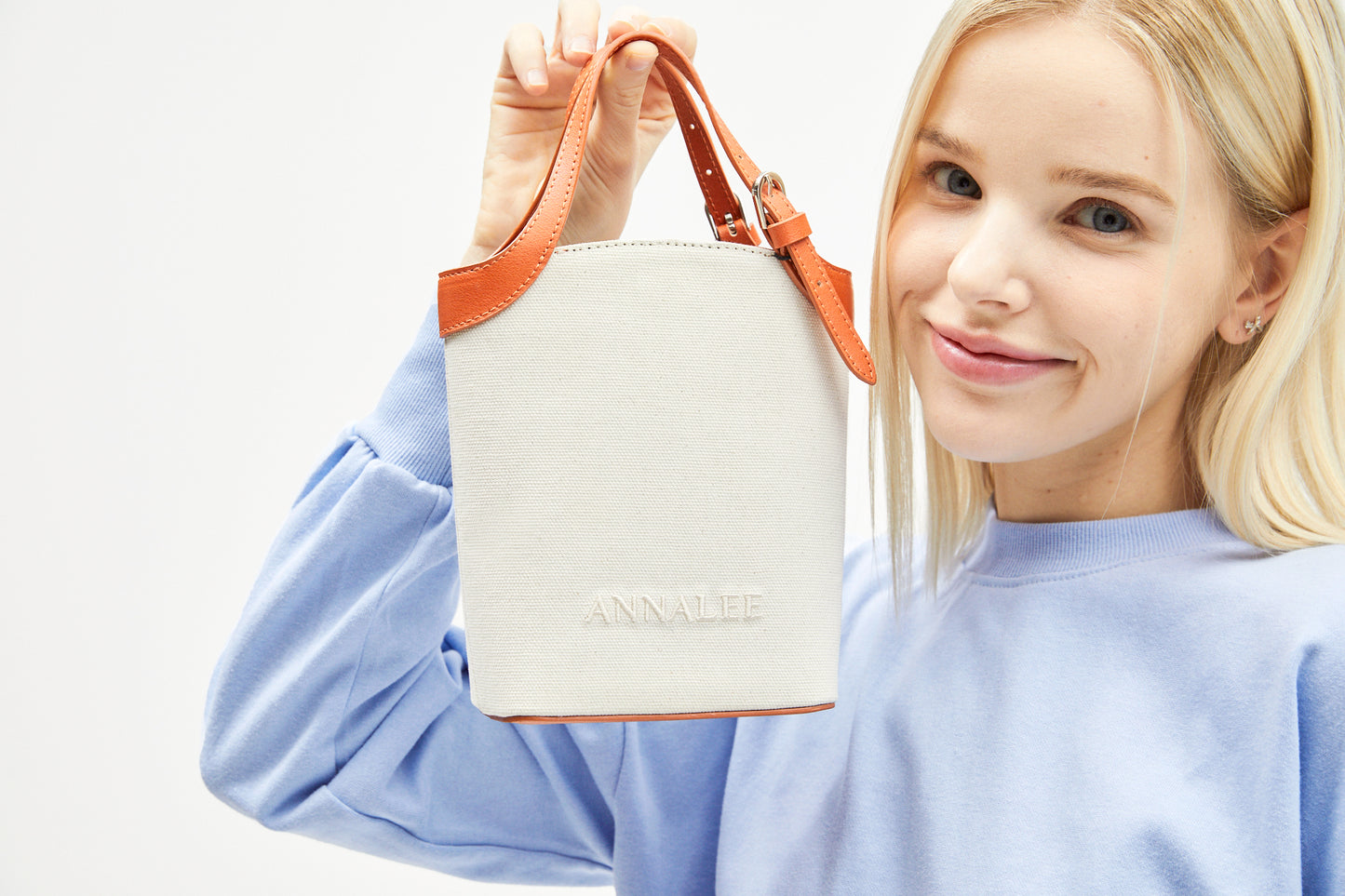 Aileen Canvas Bag S / Brown