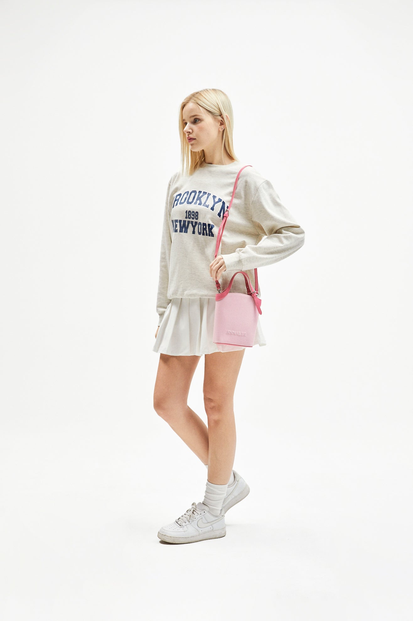 Aileen Canvas Bag S / Pink