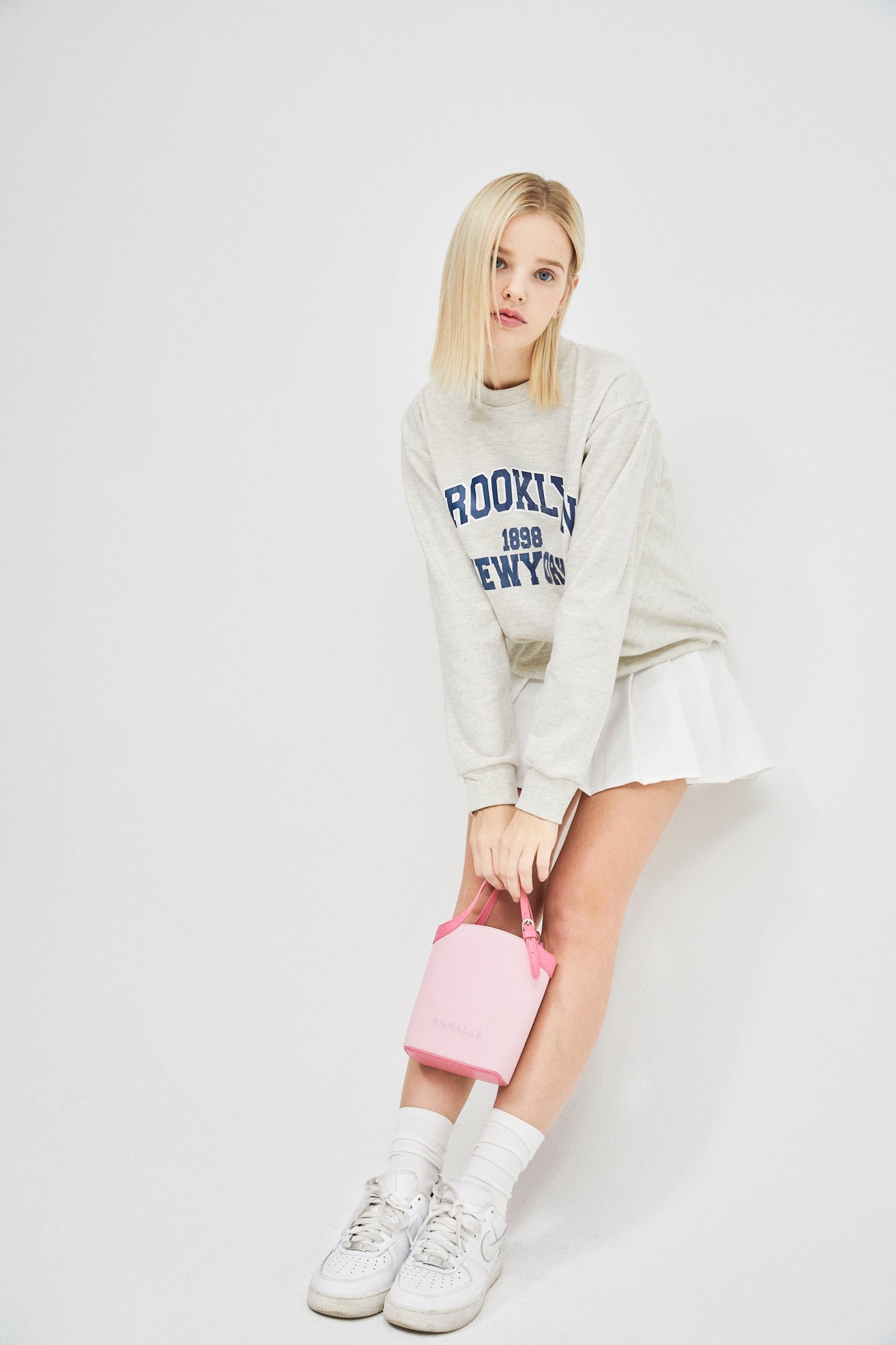 Aileen Canvas Bag S / Pink
