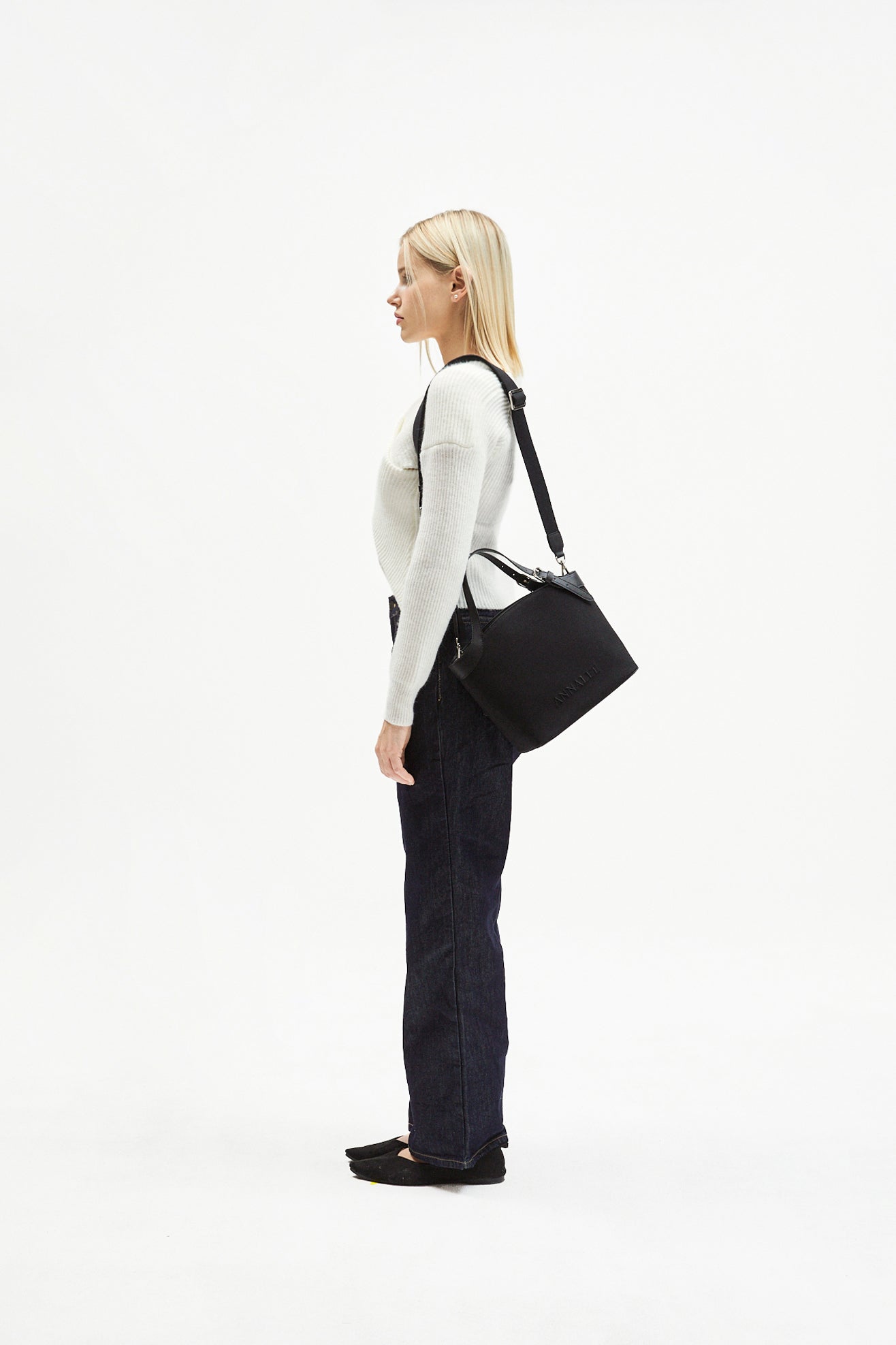 Aileen Canvas Bag L / Black