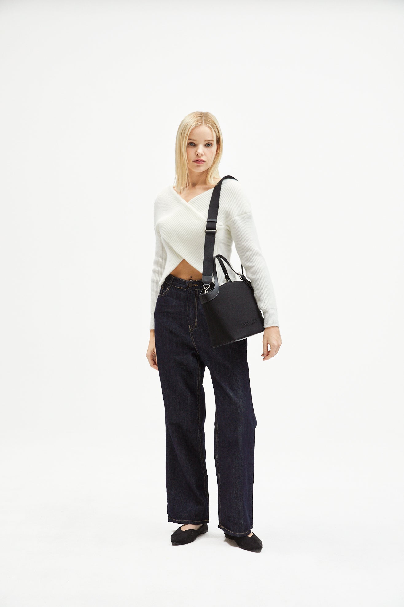 Aileen Canvas Bag L / Black