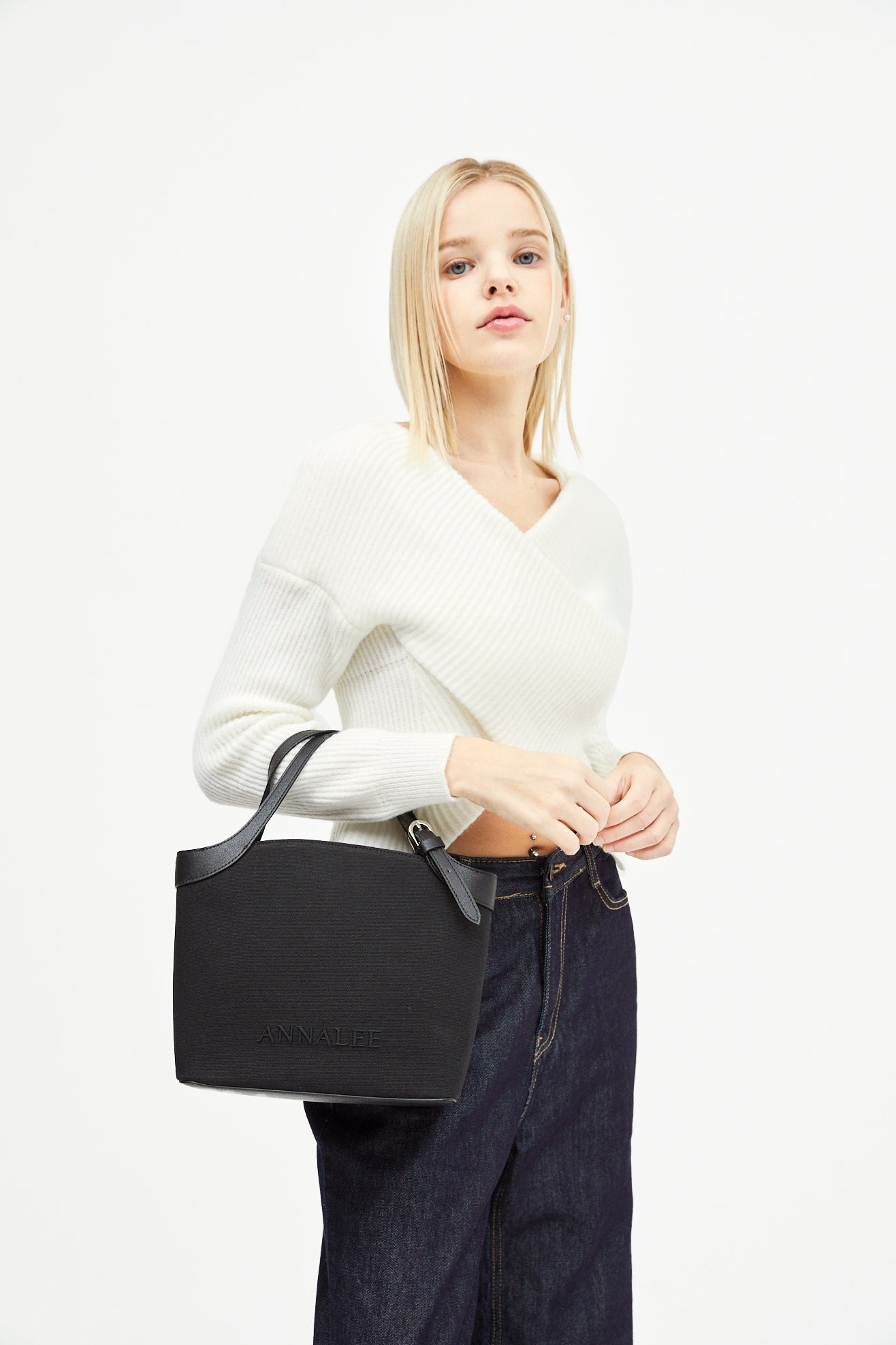 Aileen Canvas Bag L / Black