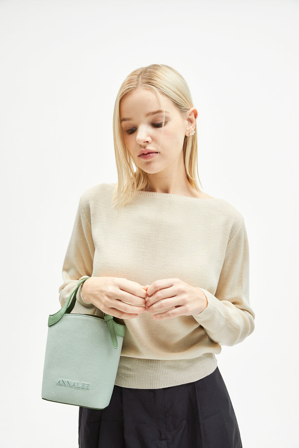 Aileen Canvas Bag S / Olive
