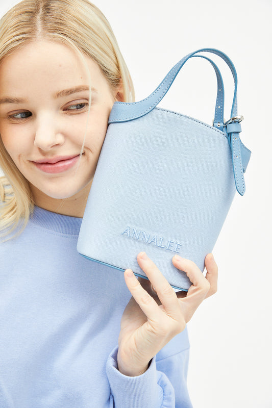 Aileen Canvas Bag S / Sky Blue