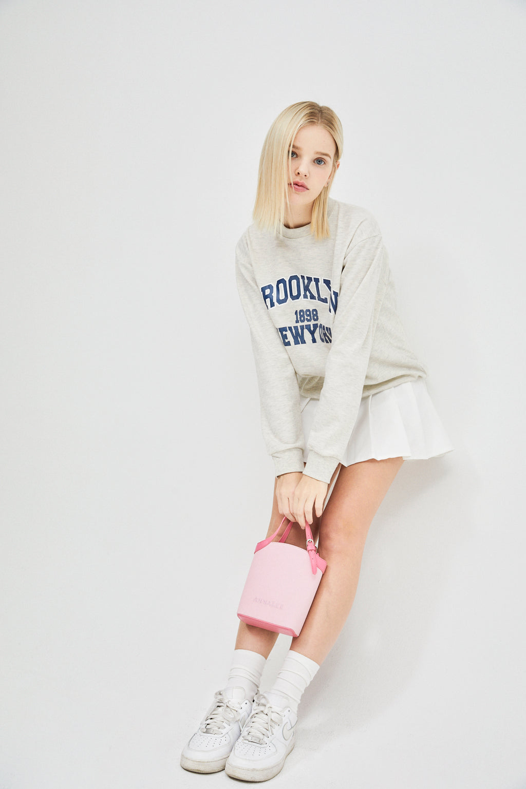 Aileen Canvas Bag S / Pink