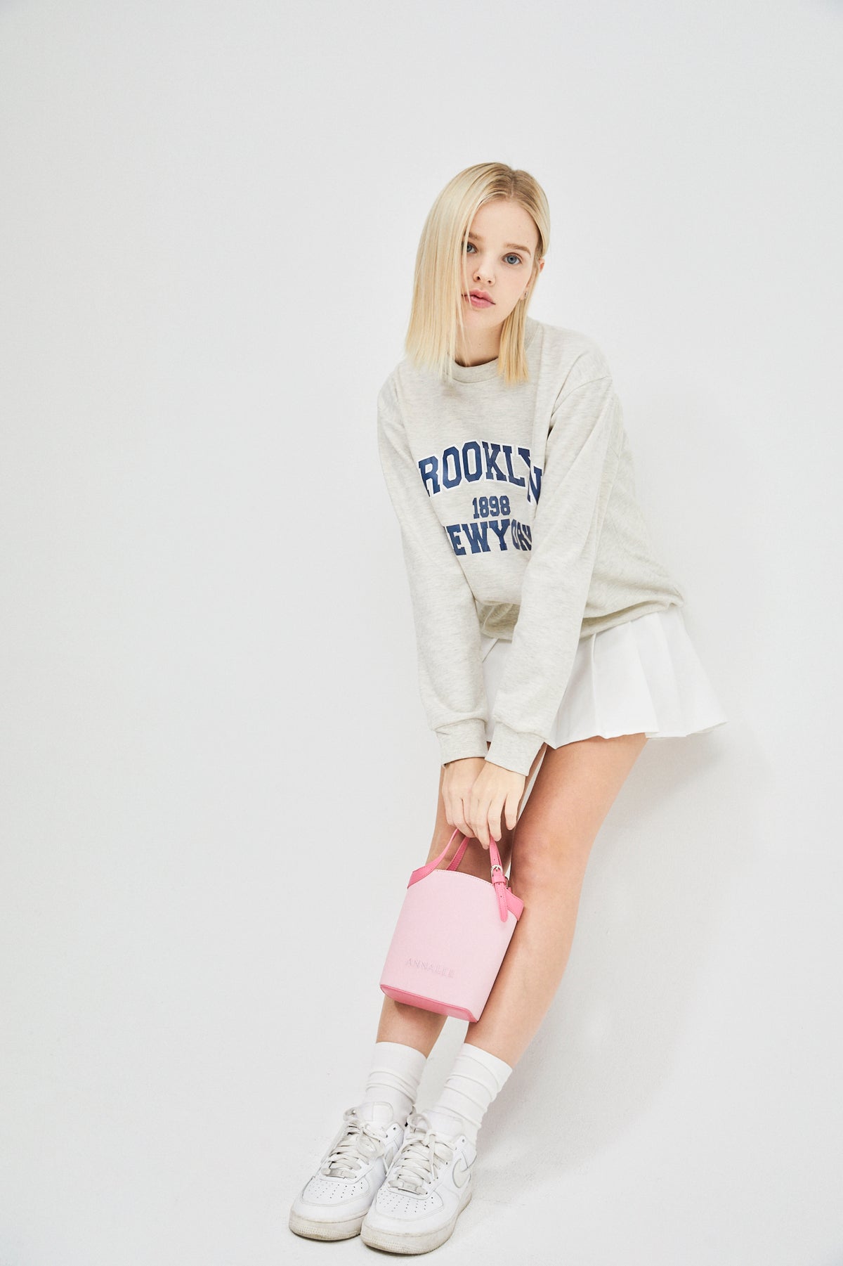 Aileen Canvas Bag S / Pink