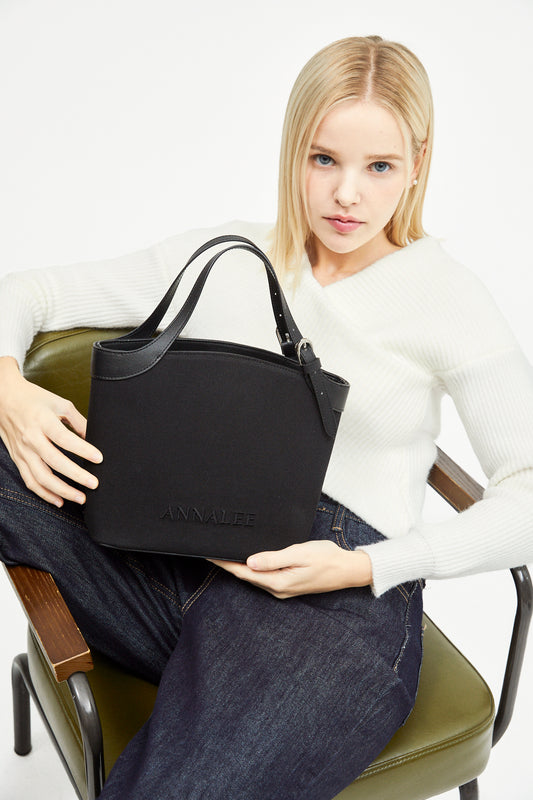 Aileen Canvas Bag L / Black