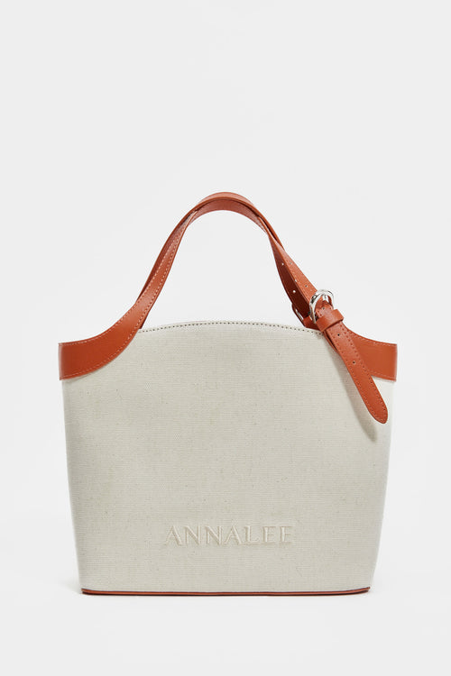 Aileen Canvas Bag L / Brown