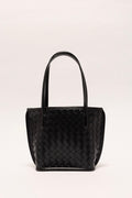 Celina Weave Tote Black