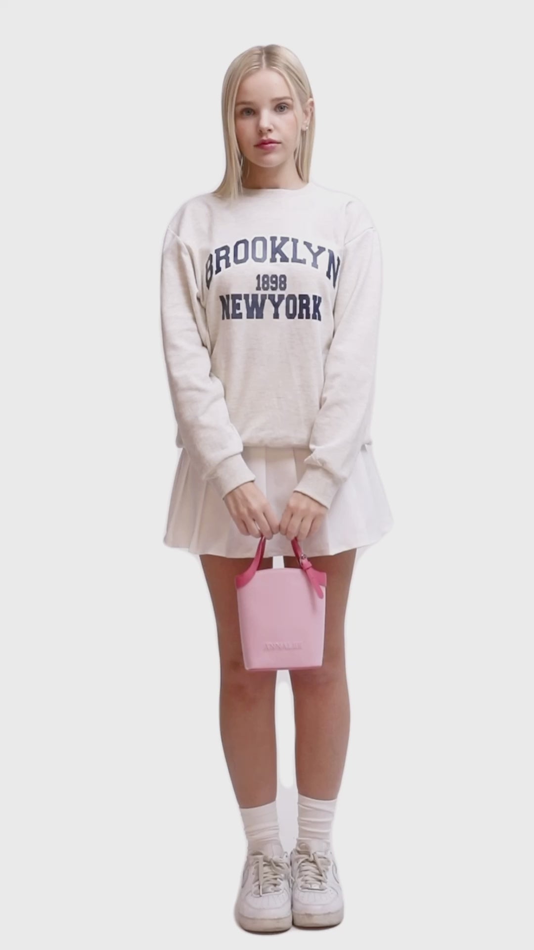 Aileen Canvas Bag S / Pink